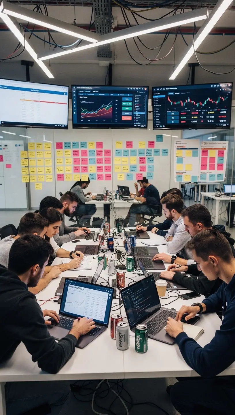 Modern office workspace