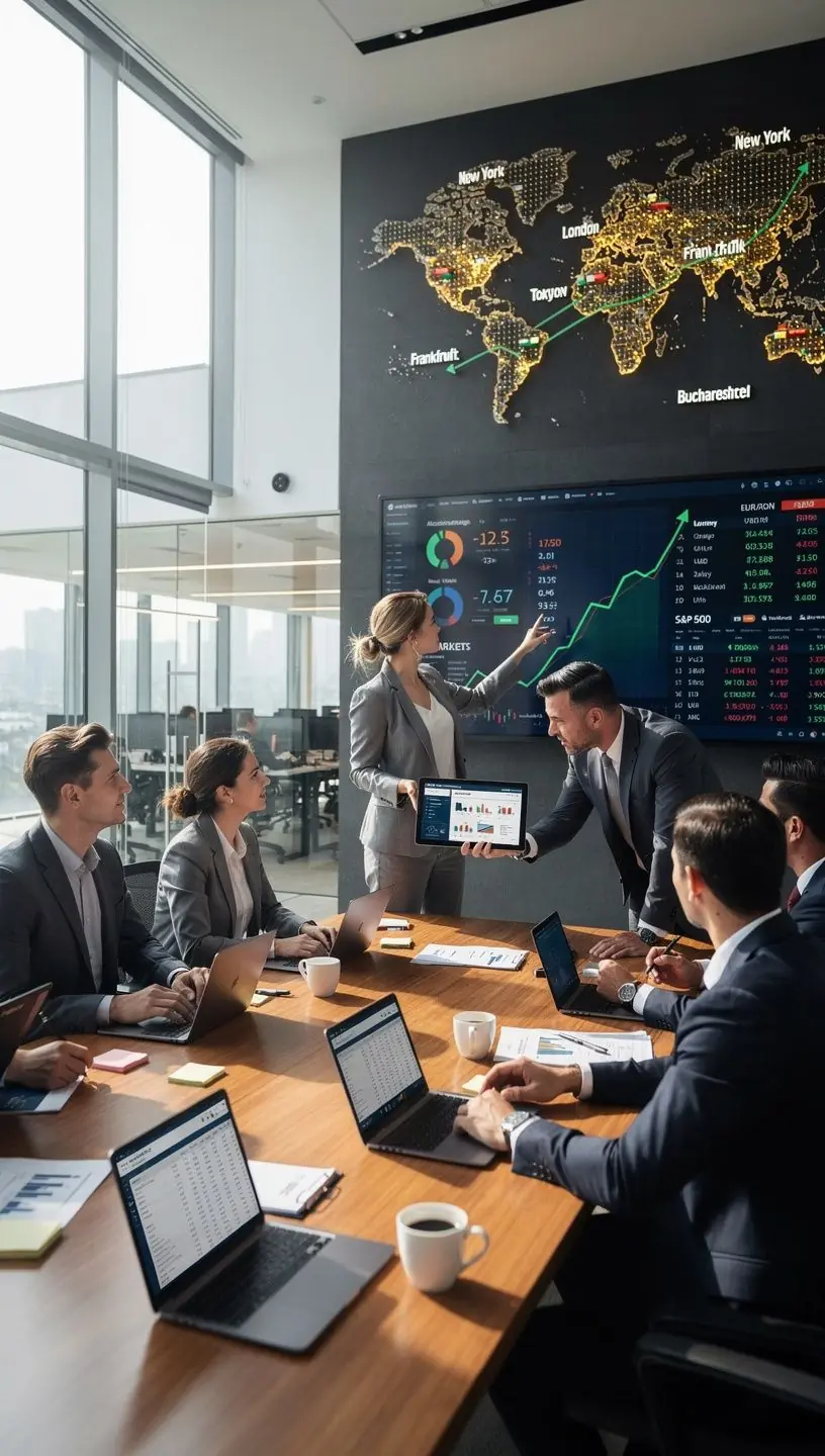 Professional team collaboration